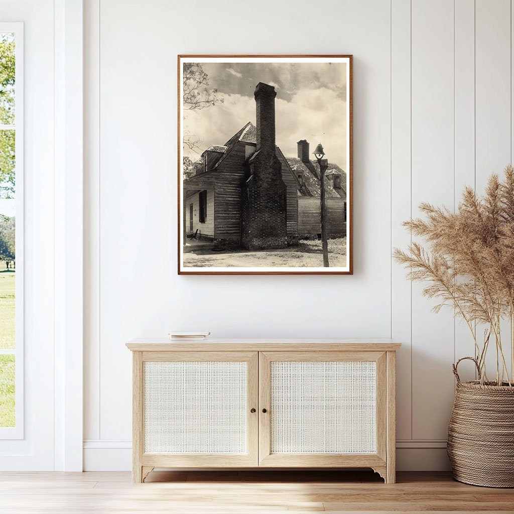 Dunnsville, VA: Vintage Architecture Photo from 1953