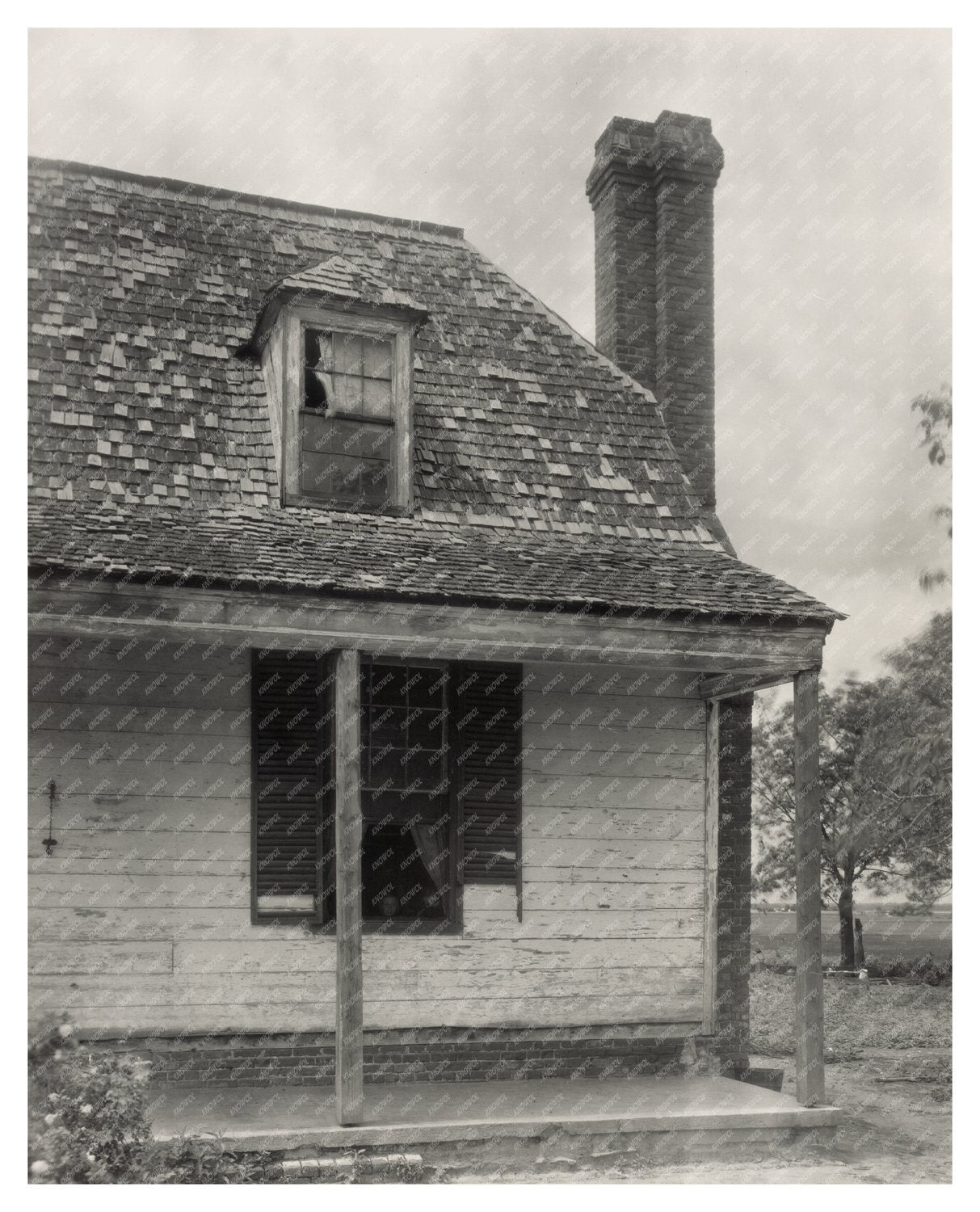 Dunnsville VA Home Architecture, Early 1900s Photo
