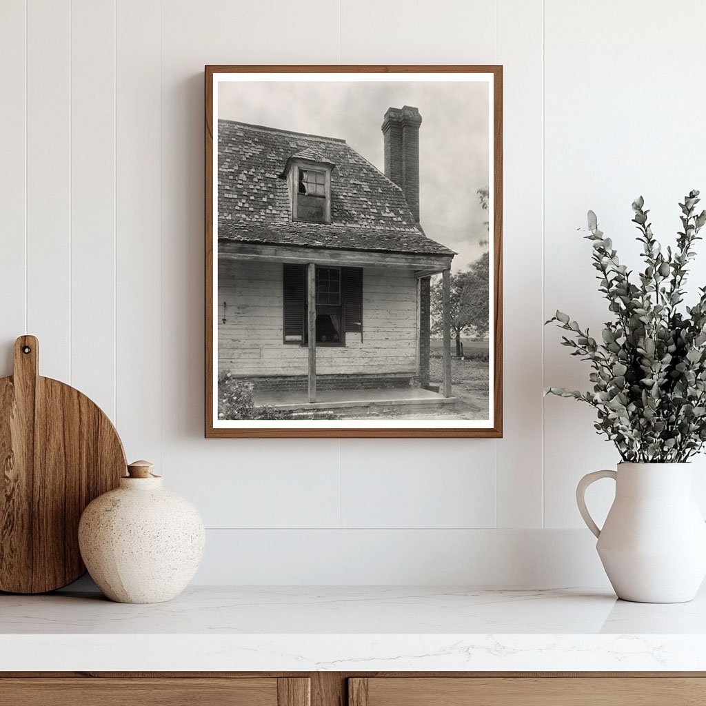 Dunnsville VA Home Architecture, Early 1900s Photo