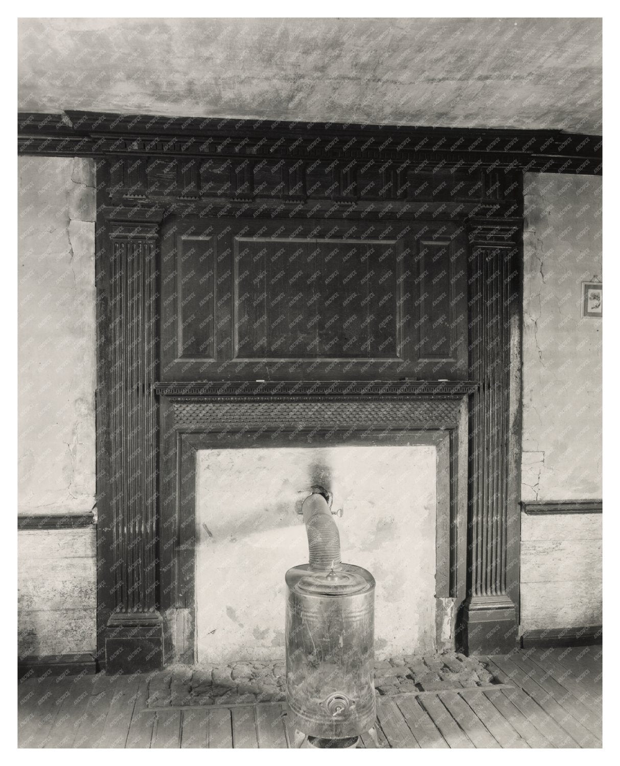 Dunnsville VA Interior Photo, Early 20th Century