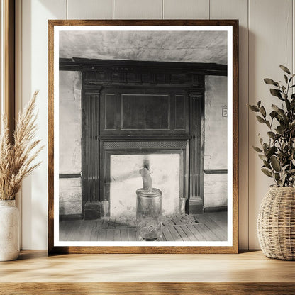 Dunnsville VA Interior Photo, Early 20th Century