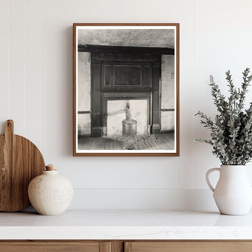 Dunnsville VA Interior Photo, Early 20th Century