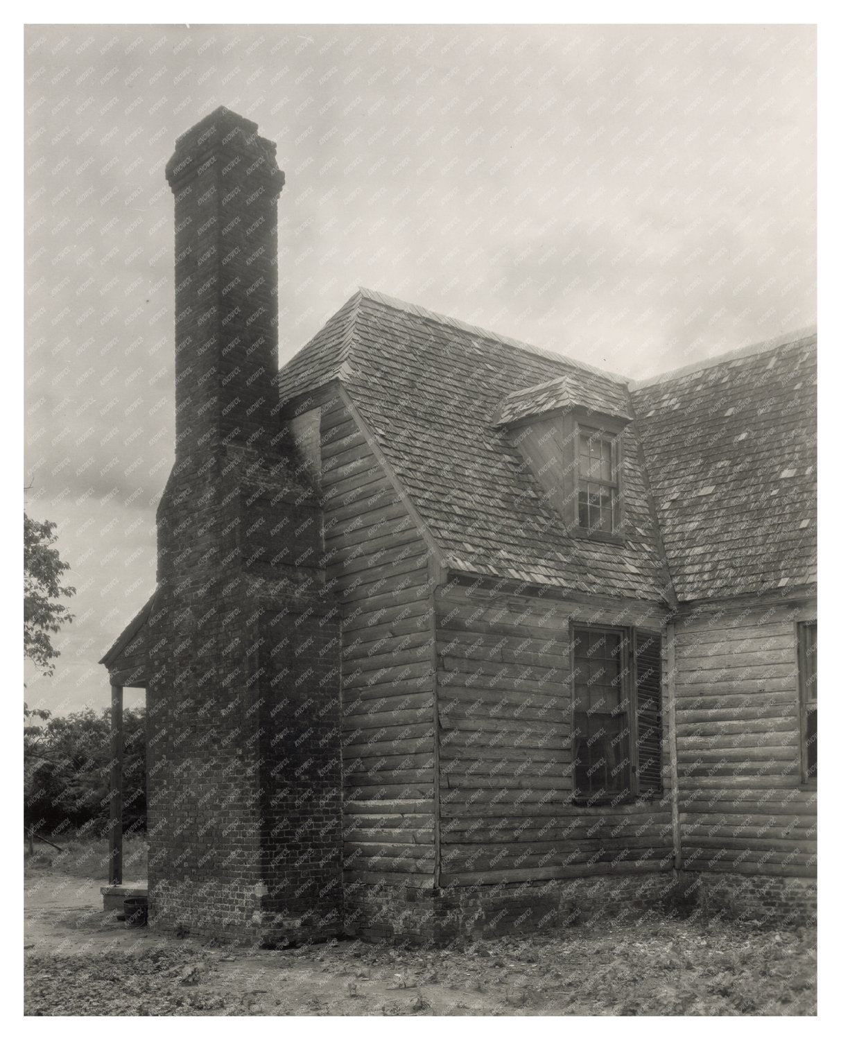 Dunnsville, VA Vintage Architecture Photo - Early 1900s