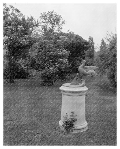 Mt. Vernon Gardens, Fairfax VA, 1953 Vintage Photograph