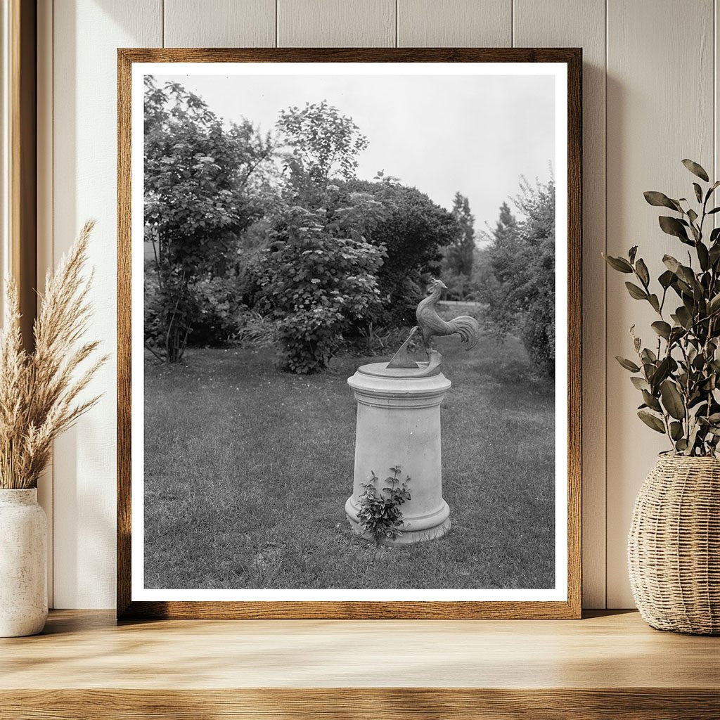 Mt. Vernon Gardens, Fairfax VA, 1953 Vintage Photograph