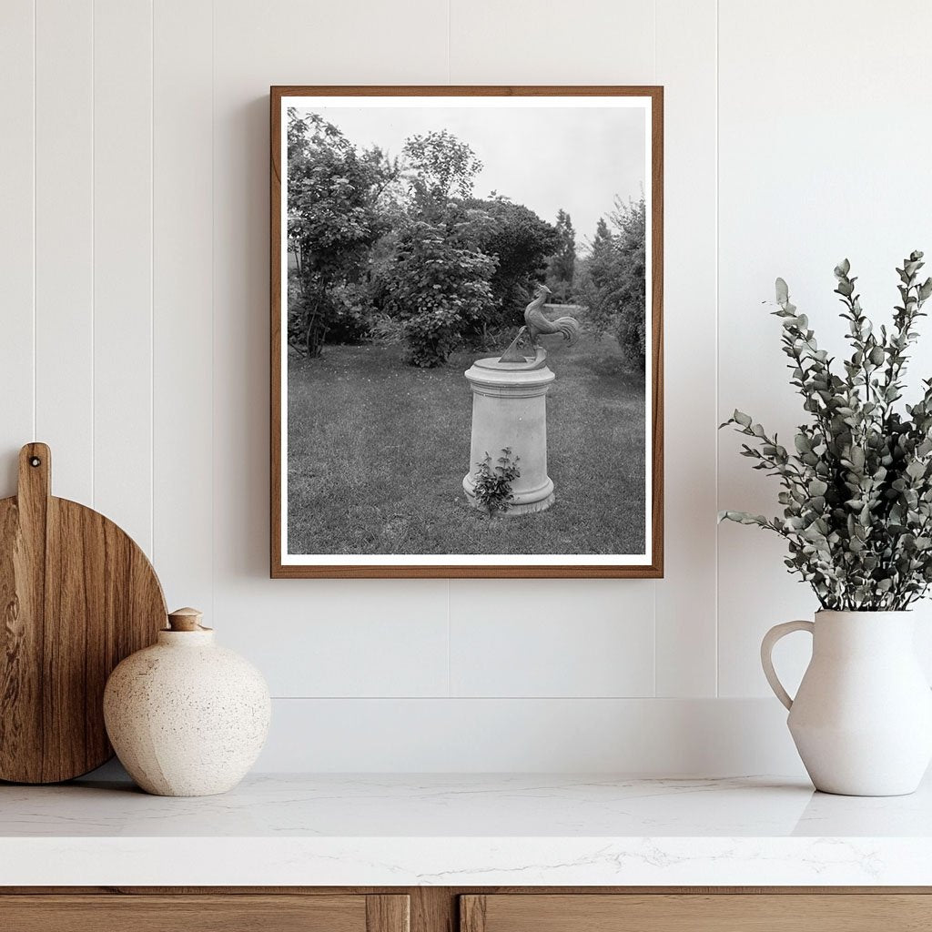 Mt. Vernon Gardens, Fairfax VA, 1953 Vintage Photograph