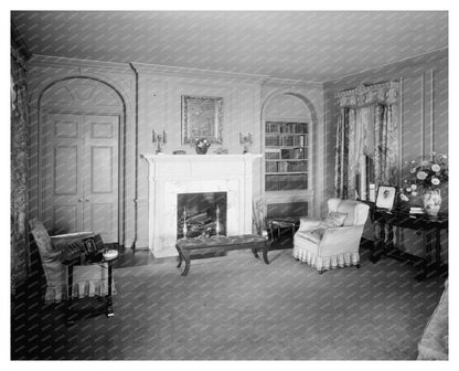 Interior Scene, Mt. Vernon, Fairfax County, VA, 1900s