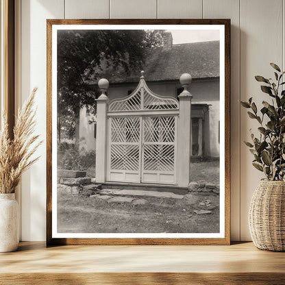 Vintage Gate in Frederick County, Virginia, Early 20th Centu