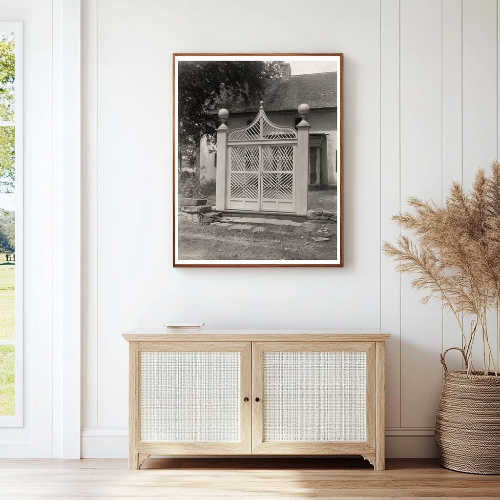 Vintage Gate in Frederick County, Virginia, Early 20th Centu
