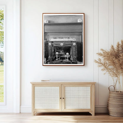 Early 20th-Century Virginia Interior Photo, Gloucester, 1953