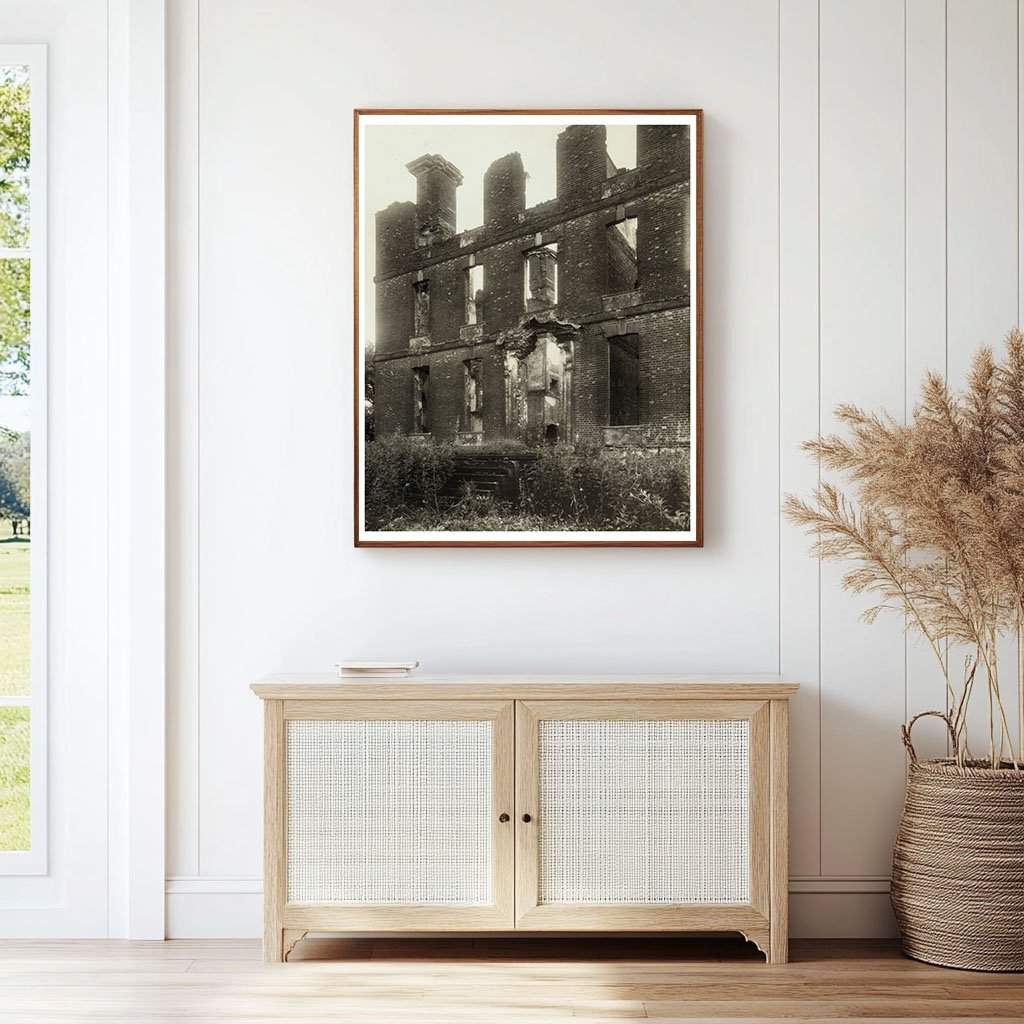 Colonial Ruins in White Marsh, VA: Historic Photo 1916