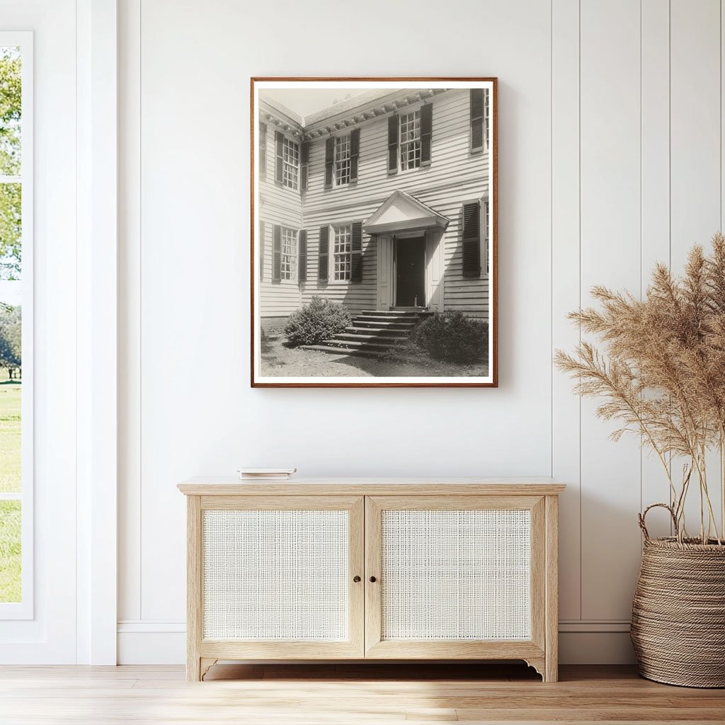 Historic Building in Goochland, VA (1712) - Vintage Photo