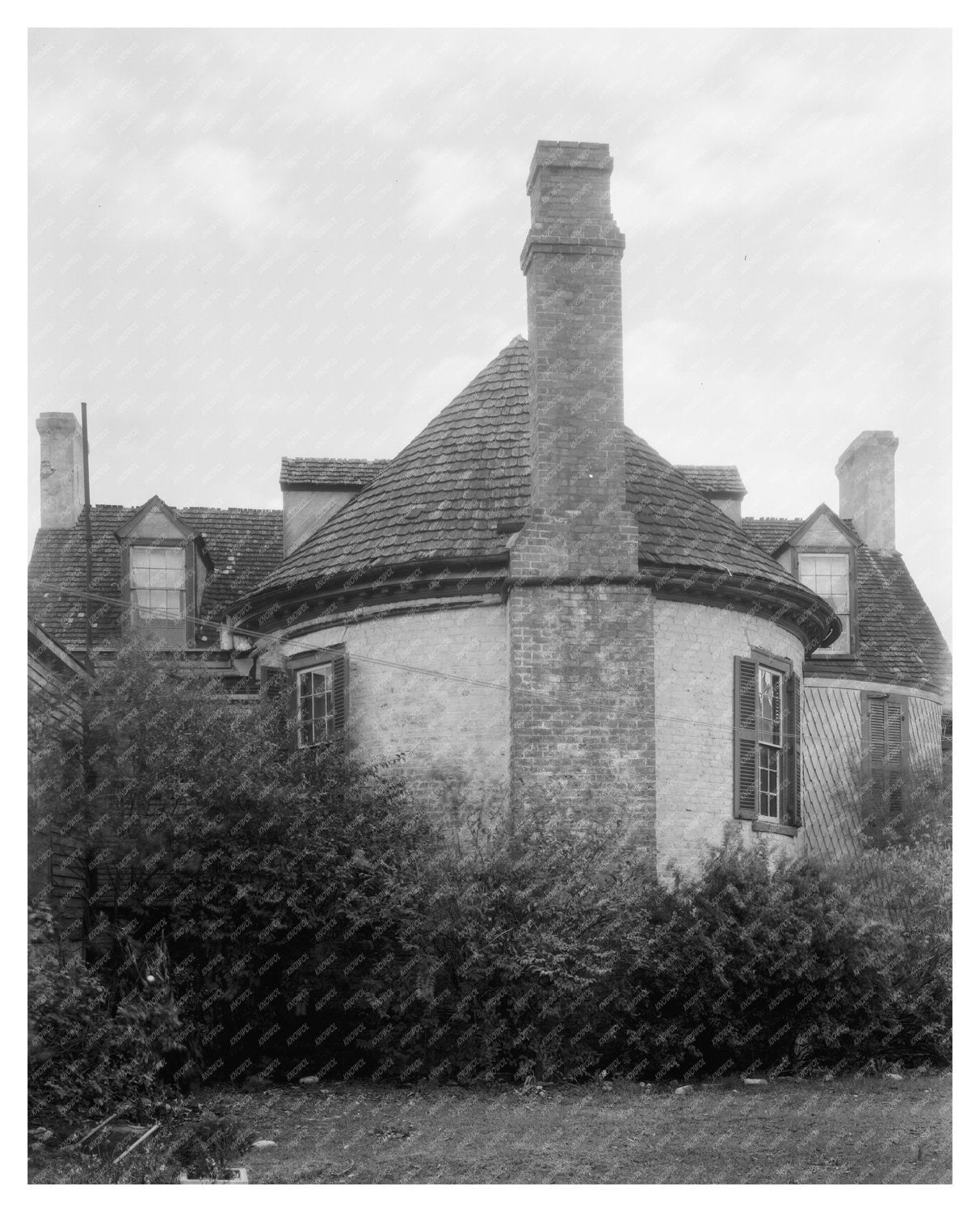 Vintage Smithfield, VA Architecture Photo, 20th Century