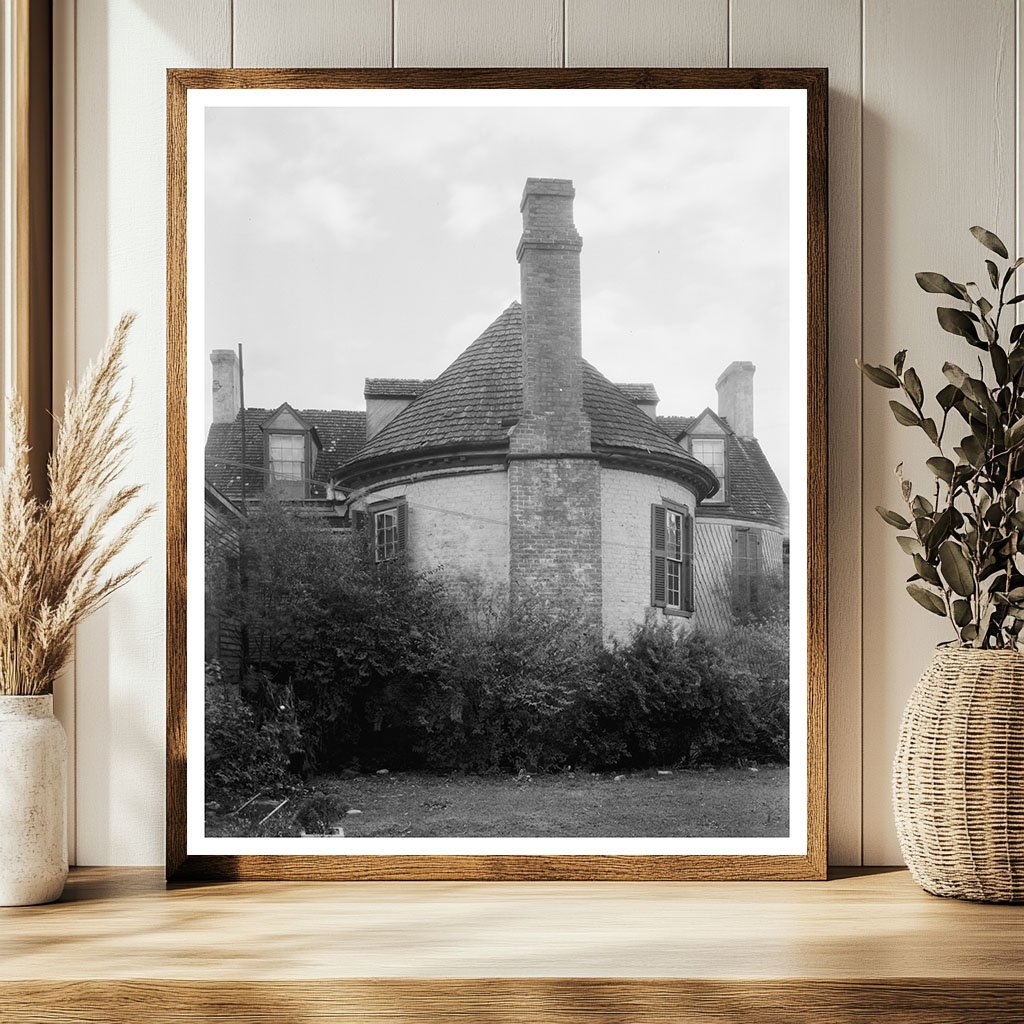 Vintage Smithfield, VA Architecture Photo, 20th Century