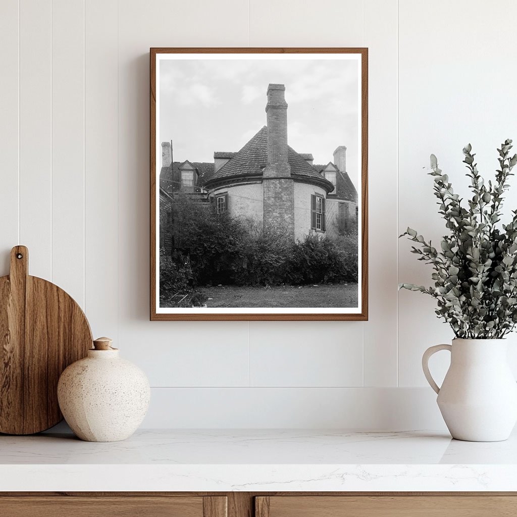 Vintage Smithfield, VA Architecture Photo, 20th Century