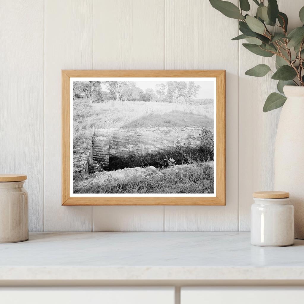 Jamestown VA Mansion Remnants 1643 Historical Photo