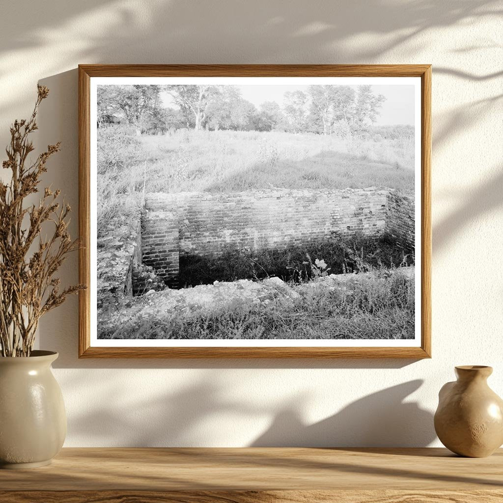 Jamestown VA Mansion Remnants 1643 Historical Photo