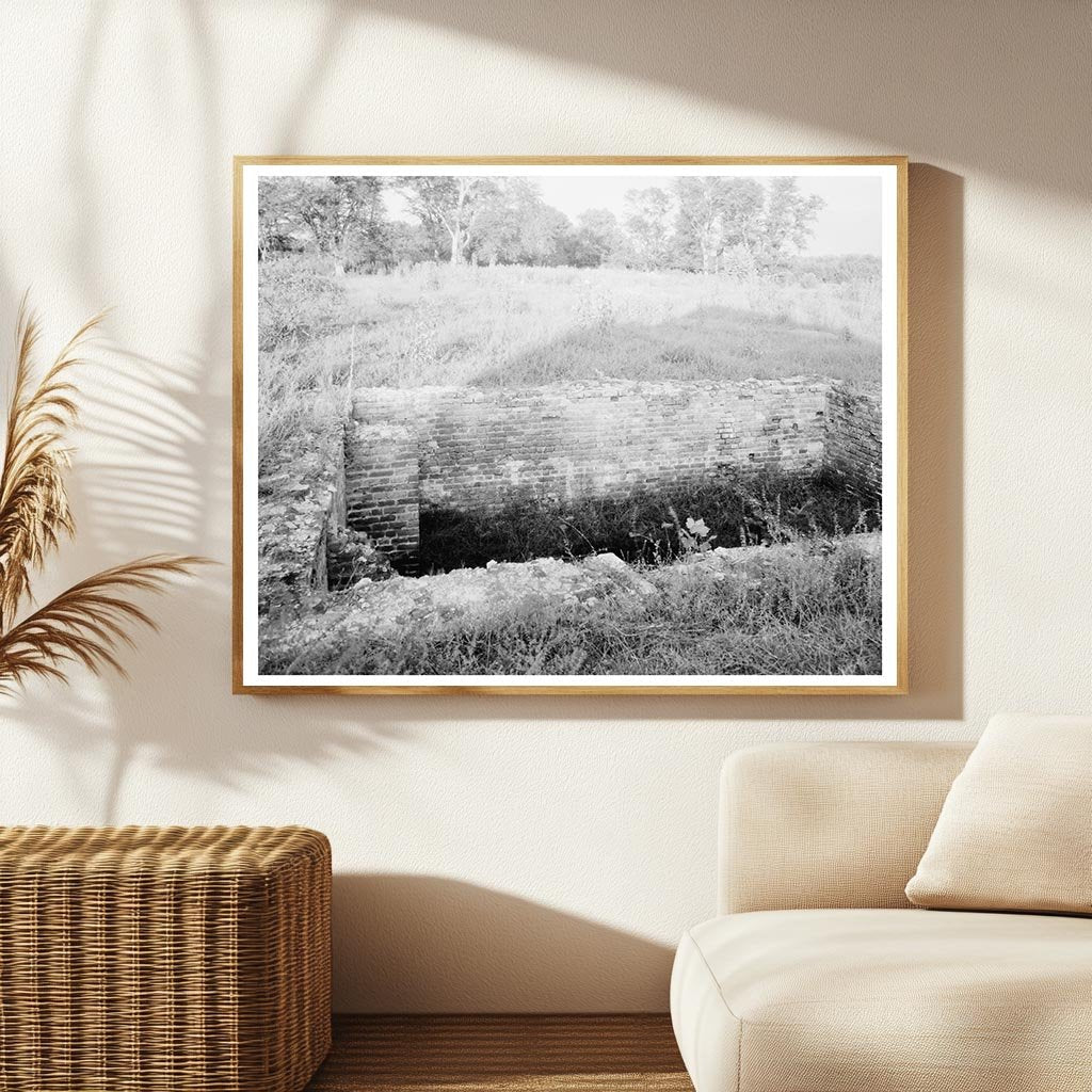 Jamestown VA Mansion Remnants 1643 Historical Photo