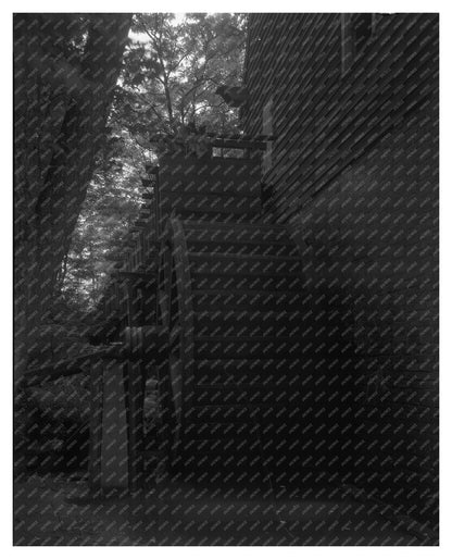 King William County VA Vintage Waterwheel Mill Photo 1900s