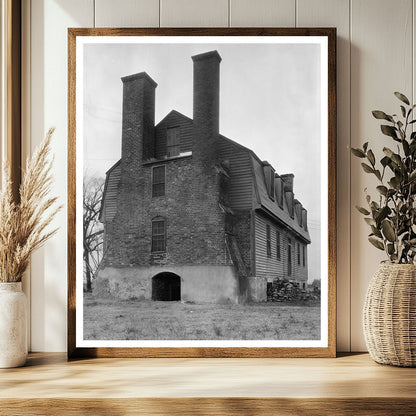 Sweet Hall, King William County, VA, 1794 Historical Photo