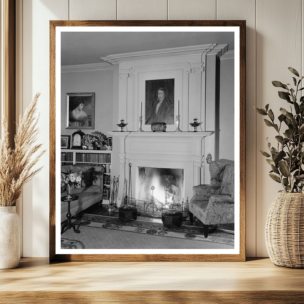 Loudoun County, VA Vintage Interior Scene, Early 20th Centur