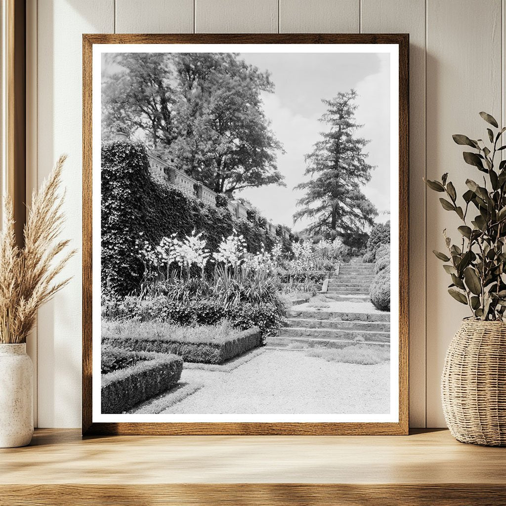 Leesburg VA Garden Estate Photograph, Early 20th Century