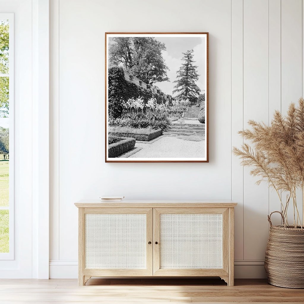 Leesburg VA Garden Estate Photograph, Early 20th Century