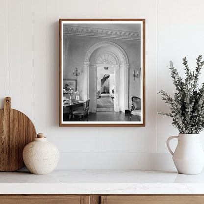 Vintage Interior Scene, Leesburg VA 1900s Architecture