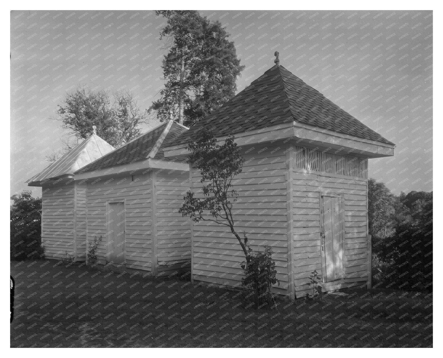 Edgewood VA Outbuildings Photo, 1953 Architectural History
