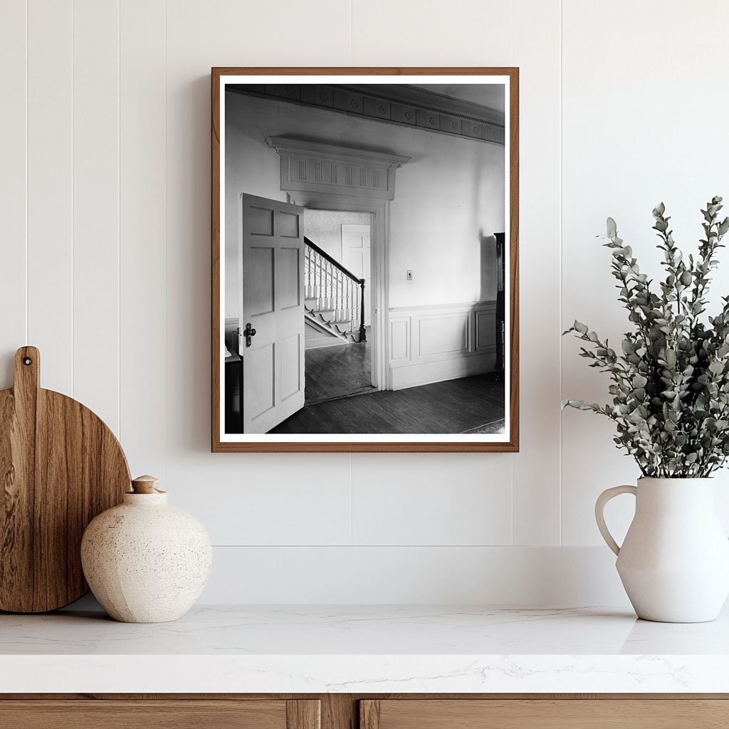 Wingina, VA Historic Building Detail, 1785 Vintage Photo