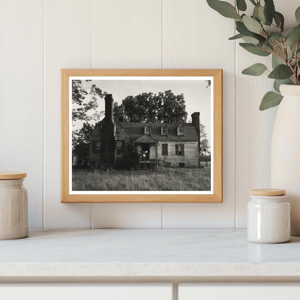 New Kent County Farmhouse Photo, Virginia 1900s