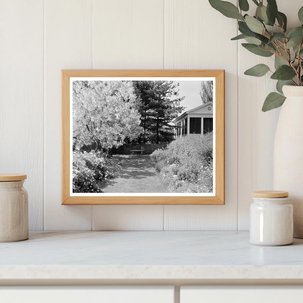 Warrenton VA Garden Photo from Mid-20th Century