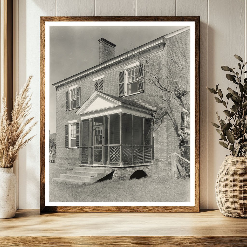 Old Hall, Nassawadox, VA: Vintage Photo from 1806-1808