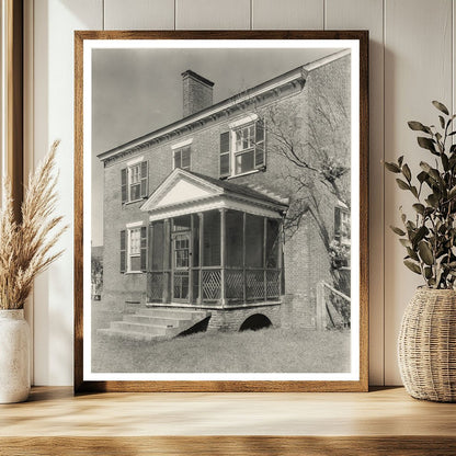 Old Hall, Nassawadox, VA: Vintage Photo from 1806-1808