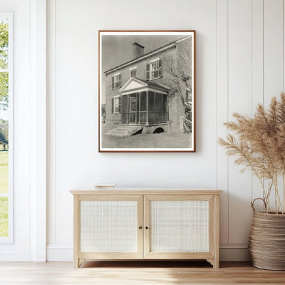 Old Hall, Nassawadox, VA: Vintage Photo from 1806-1808