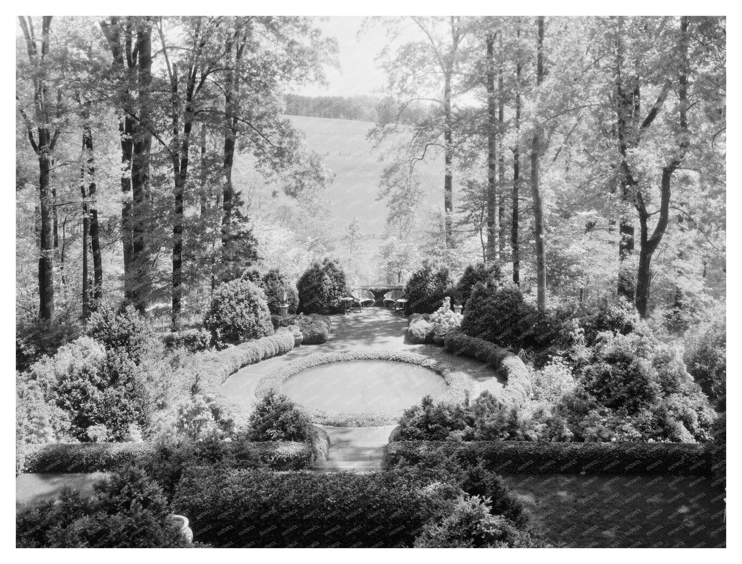 Gordonsville, VA Vintage Photo from 1953 Architecture Survey