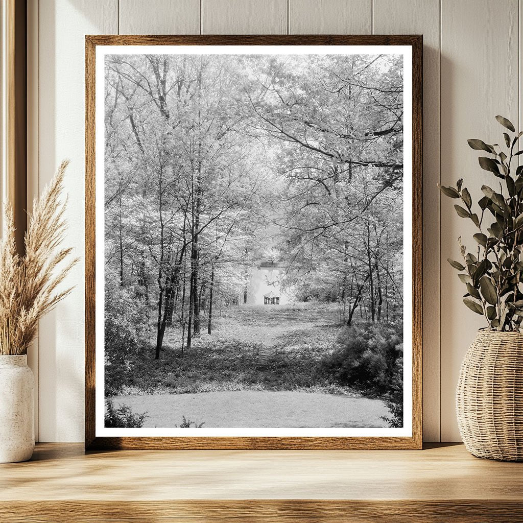 1953 Gordonsville Estate Photograph, Virginia Architecture