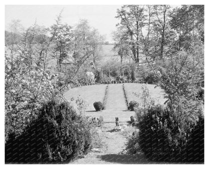 Gordonsville Estate Photo, Orange County, Virginia, 1953