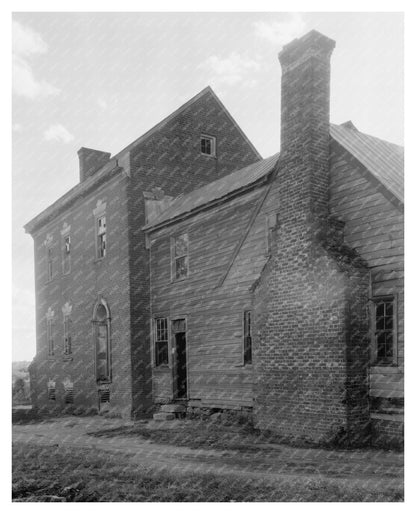 Vintage Photo of Chatham, VA Architecture, 1953