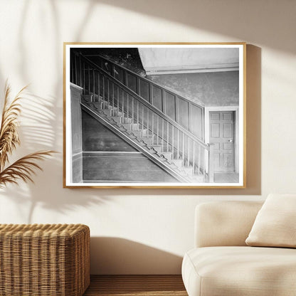Staircase Interior in Powhatan County, Virginia, 1953