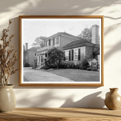 Historic Harrison House, Surry VA, 1730, Jeffersons Design