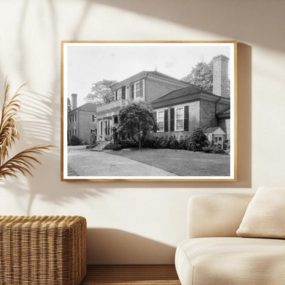 Historic Harrison House, Surry VA, 1730, Jeffersons Design