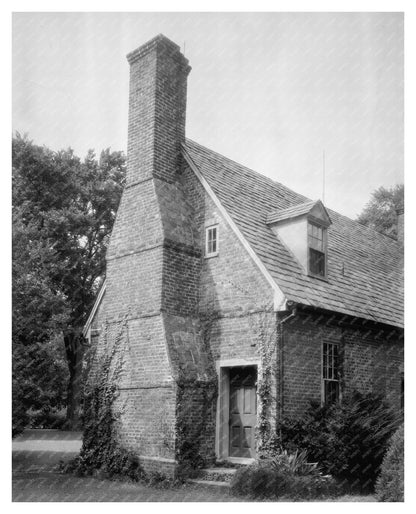 First Brick House, Norfolk VA, Colonial Architecture, 1634