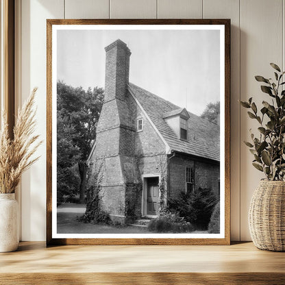 First Brick House, Norfolk VA, Colonial Architecture, 1634