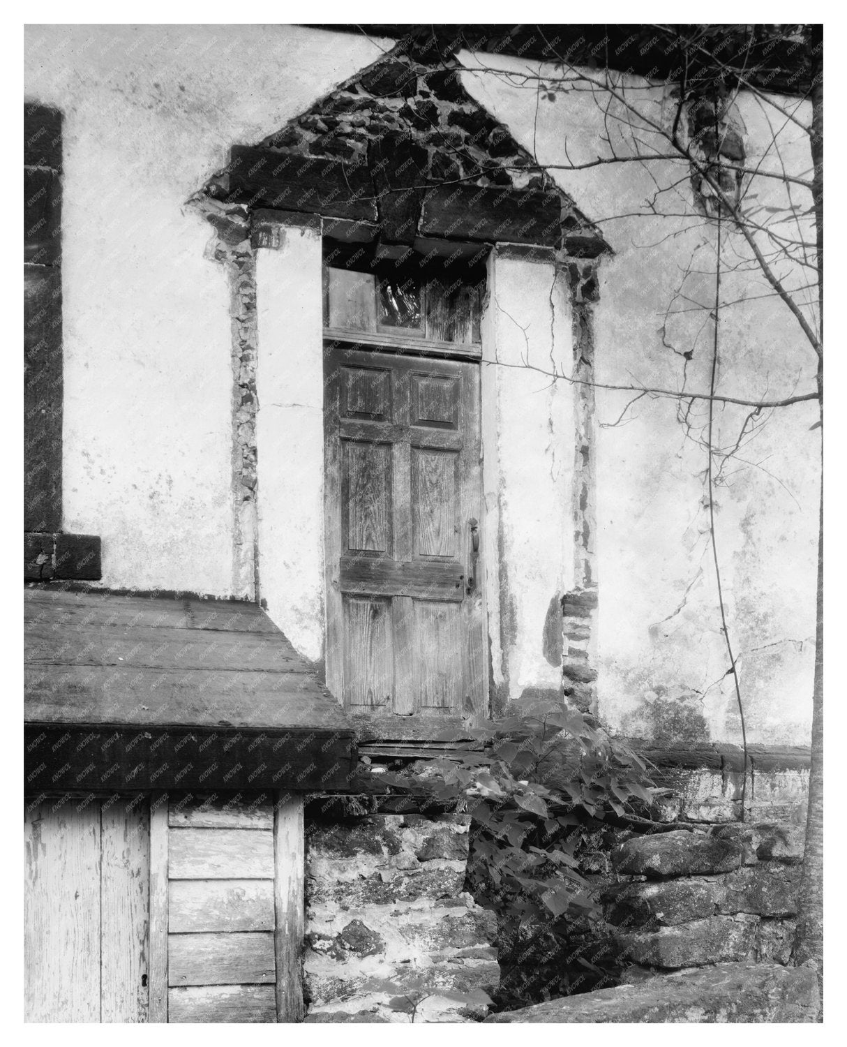 Richmond County VA Colonial Architecture Photo 1953