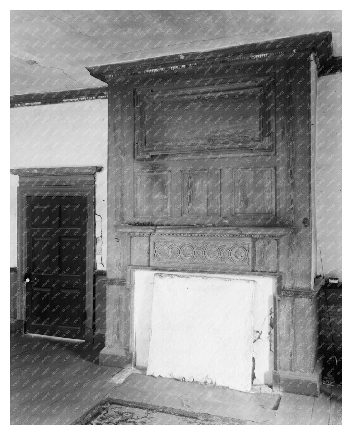 Richmond County, VA Vintage Architecture Photo, 20th Century