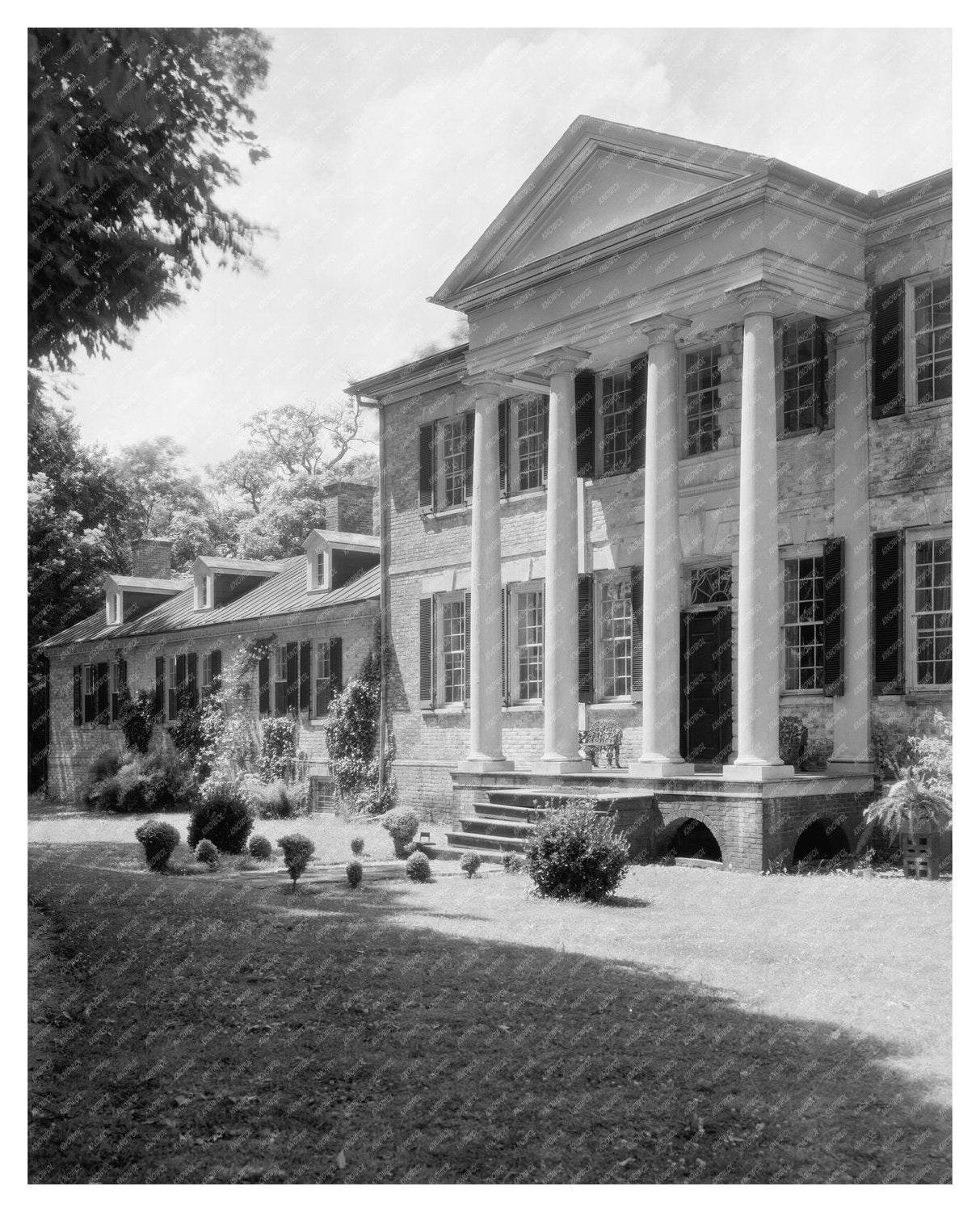 1730 Colonial Building in Richmond County, VA Vintage Photo