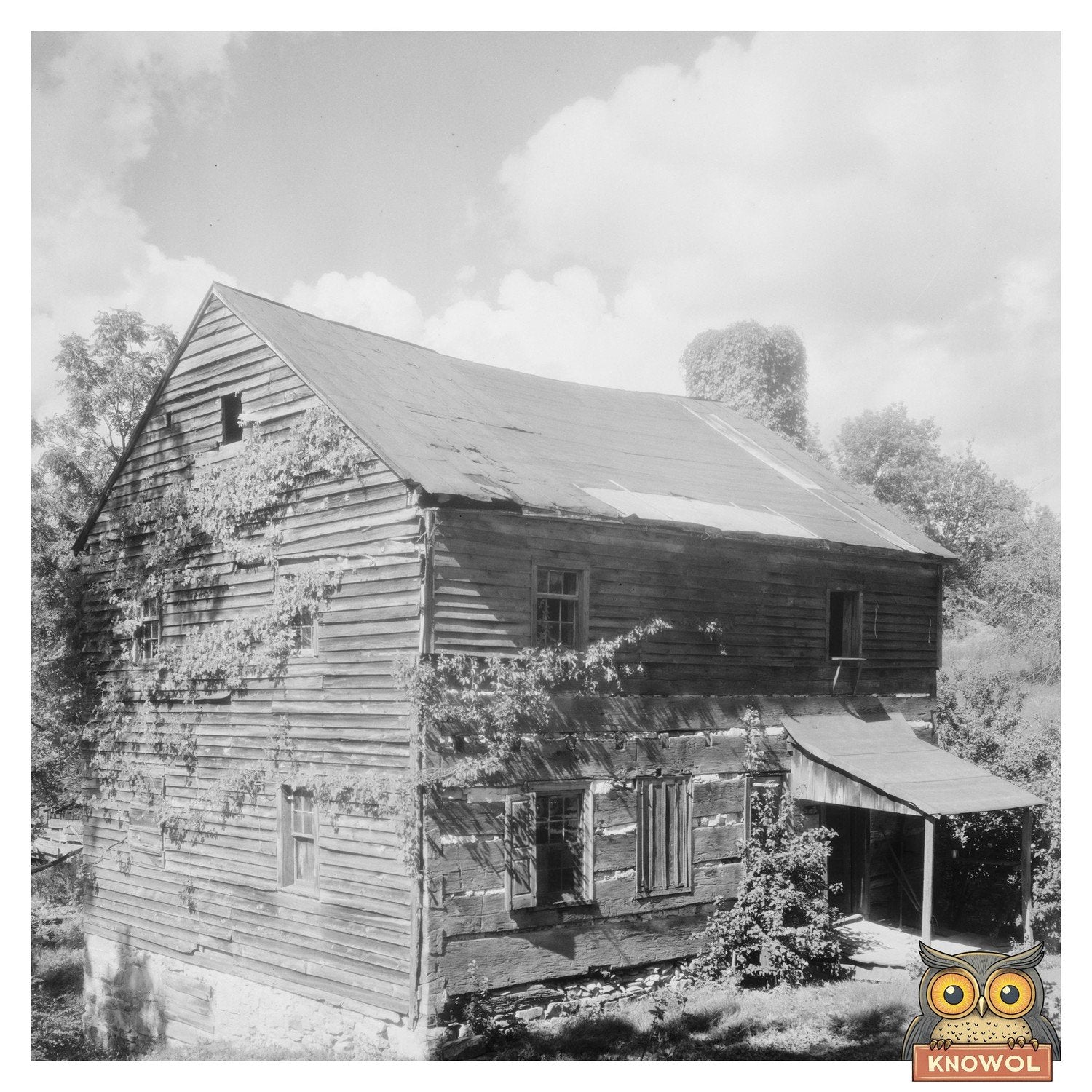 1930s Roanoke County VA Vintage Architectural Photo