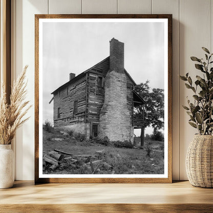 Hollins, VA Vintage Farmhouse Photo from 1953