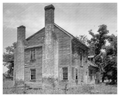 Spotsylvania Farmhouse, VA - Vintage Photo, 20th Century